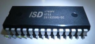 供应60秒ISD语音IC 单片优质语音录放电路ISD1760语音IC_电子元器件